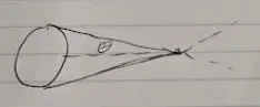 Geometric diagram of stellar parallax measurement from Earth's orbit